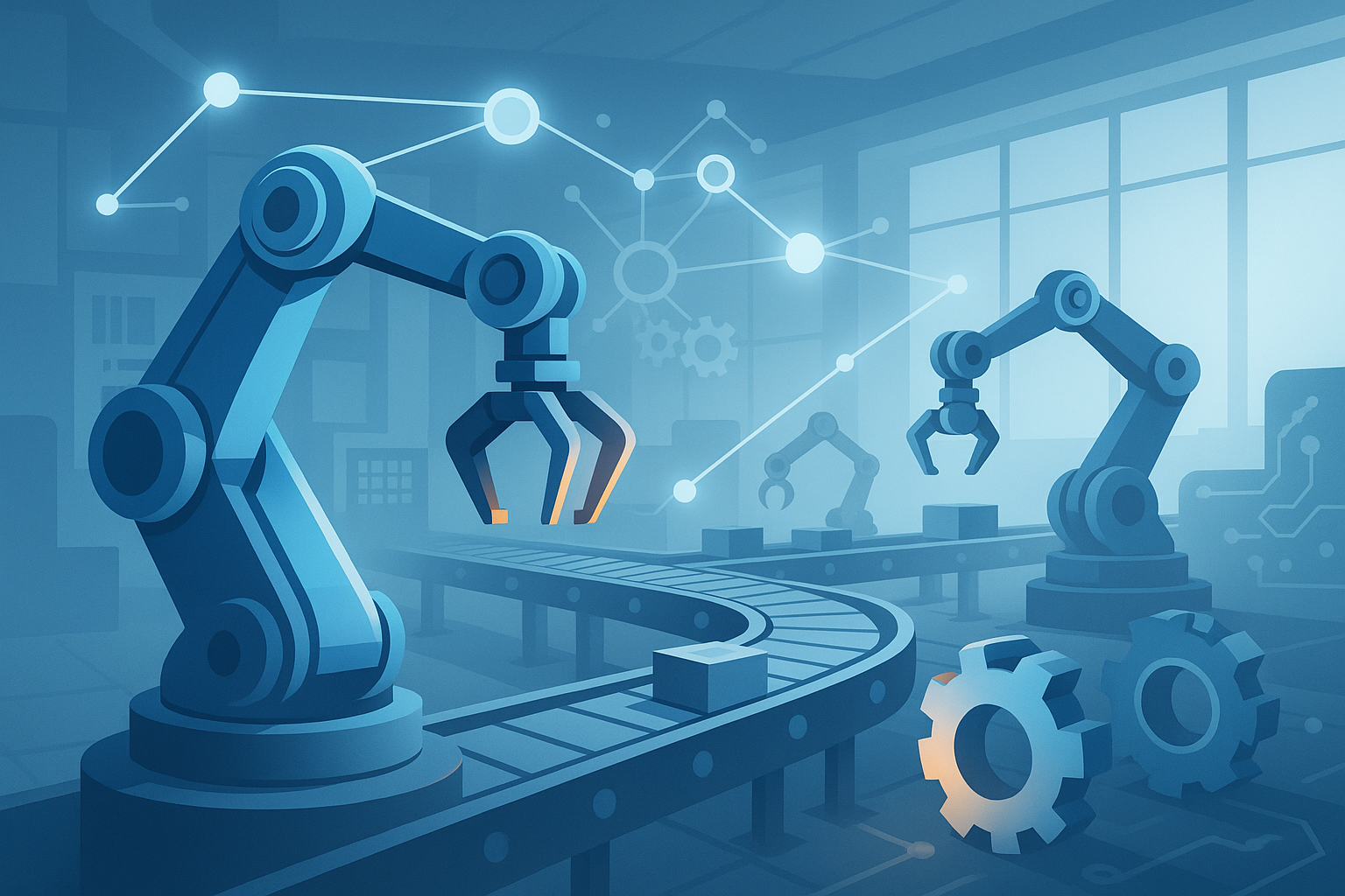 Smart factory illustration